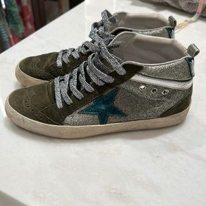 Golden goose 38 green high tops